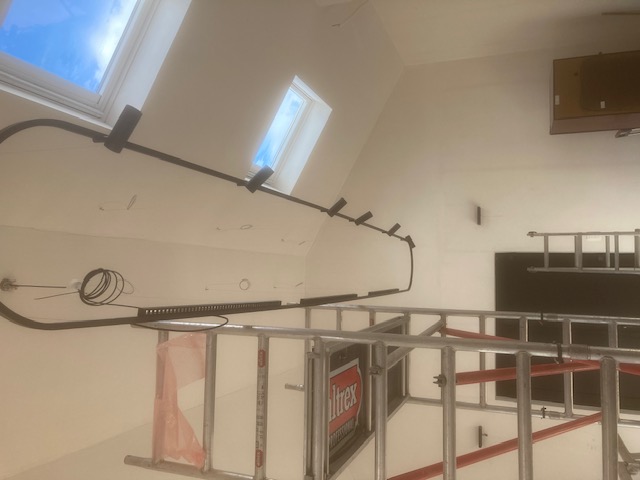 Bekabeling plafond nieuwbouw